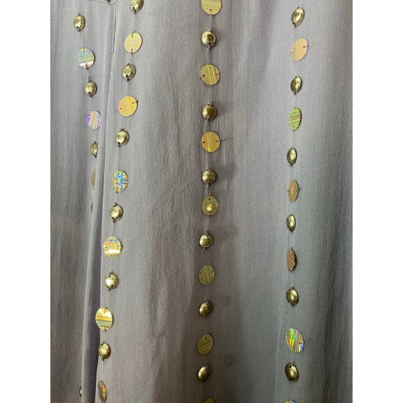 NWOT French Connection 100% Silk Dress with Sequins Sz 0 - Picture 4 of 12